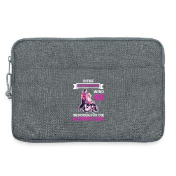 48 Geburtstag Altenpflegerin Altenpflege Spruch - Laptoptasche 13" - Grau meliert - Vorne