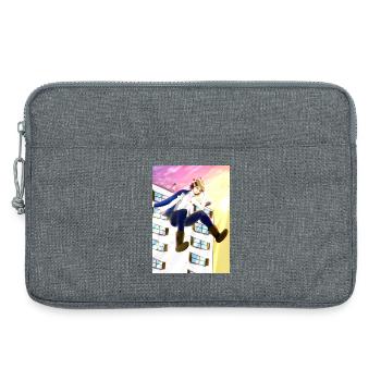 Love - Laptop bag 13" - heather grey - Front