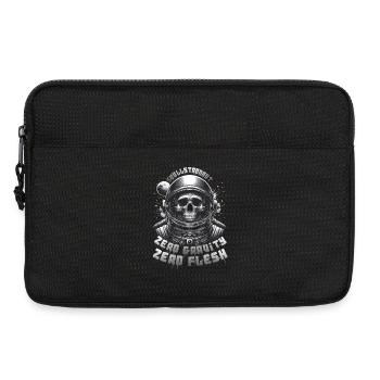 Skull Astronaut: Skullstronaut, Schwerelosigkeit - Laptoptasche 13" - Schwarz - Vorne