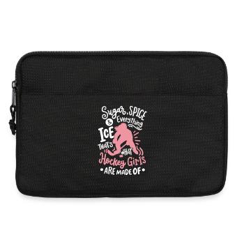 Eishockey Eishockeyspielerin - Laptoptasche 13" - Schwarz - Vorne
