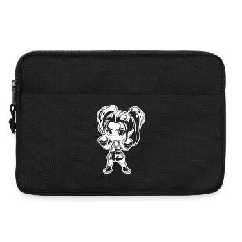 Kickboxer Manga Style - Laptop bag 13" - black - Front