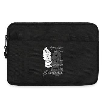 Schach - Laptoptasche 13" - Schwarz - Vorne
