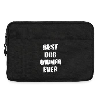 Meilleur propriétaire de chien - Sacoche pour ordinateur portable 13 pouces - noir - Devant