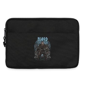 Njørd Fisker - Viking - blue - Laptoptasche 13" - Schwarz - Vorne