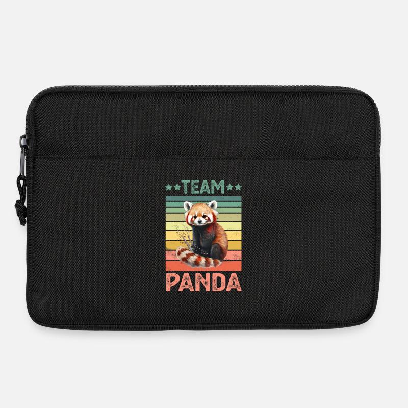 Red panda - Laptop bag 13" - black