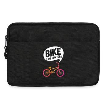 Bike Revolution Yoga Conception motivante - Sacoche pour ordinateur portable 13 pouces - noir - Devant