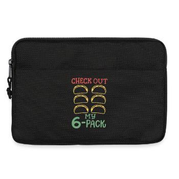 Taco Cinco de Mayo mexikanisch - Laptoptasche 13" - Schwarz - Vorne