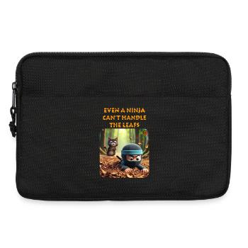 Animated Ninja and Cat Forest Adventure - Laptop bag 13" - black - Front