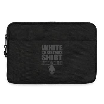 Chemise de Noël blanche Black Edition - Sacoche pour ordinateur portable 13 pouces - noir - Devant