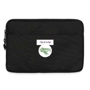 Es ist das Ende der Bohnen - Laptoptasche 13" - Schwarz - Vorne