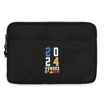 Régate autour du globe Vendée 2024 - Sacoche pour ordinateur portable 13 pouces - noir - Devant