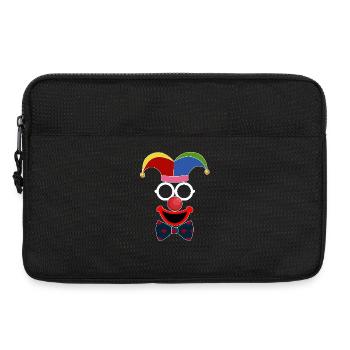 einfacher clown Karneval Fasching Maske - Laptoptasche 13" - Schwarz - Vorne