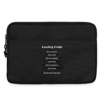 Crow Counting - Laptop bag 13" - black - Front
