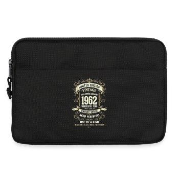 Geboren 1962, Baujahr 1962 Geburtstags Shirt 60er - Laptoptasche 13" - Schwarz - Vorne