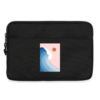 Dance with the waves - Laptoptasche 13" - Schwarz - Vorne