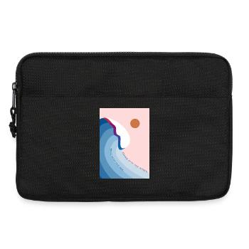 Dance with the waves 2 - Laptoptasche 13" - Schwarz - Vorne