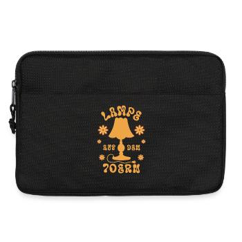 Lampe aus den 70ern - Laptoptasche 13" - Schwarz - Vorne