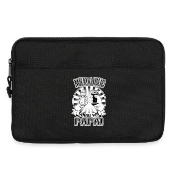 Milkaholic – Salutations de papa ! - Sacoche pour ordinateur portable 13 pouces - noir - Devant