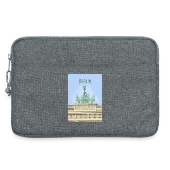 Berlin, Deutschland - Laptoptasche 13" - Grau meliert - Vorne