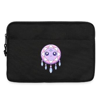 Kawaii Pink und Lila Traumfänger - Laptoptasche 13" - Schwarz - Vorne