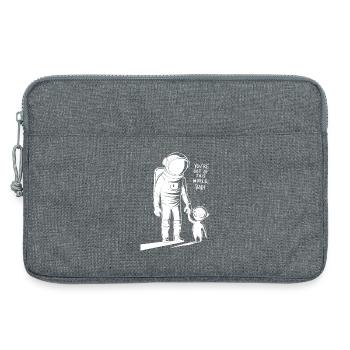 You're galactic, Dad! - Laptop bag 13" - heather grey - Front