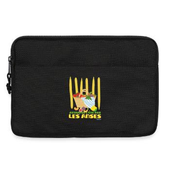 Den Sommer mit den Griffen des Korbes einfangen - Laptoptasche 13" - Schwarz - Vorne