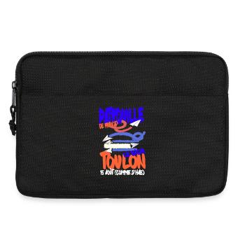 Patrouille de France Toulon 15. August - Laptoptasche 13" - Schwarz - Vorne
