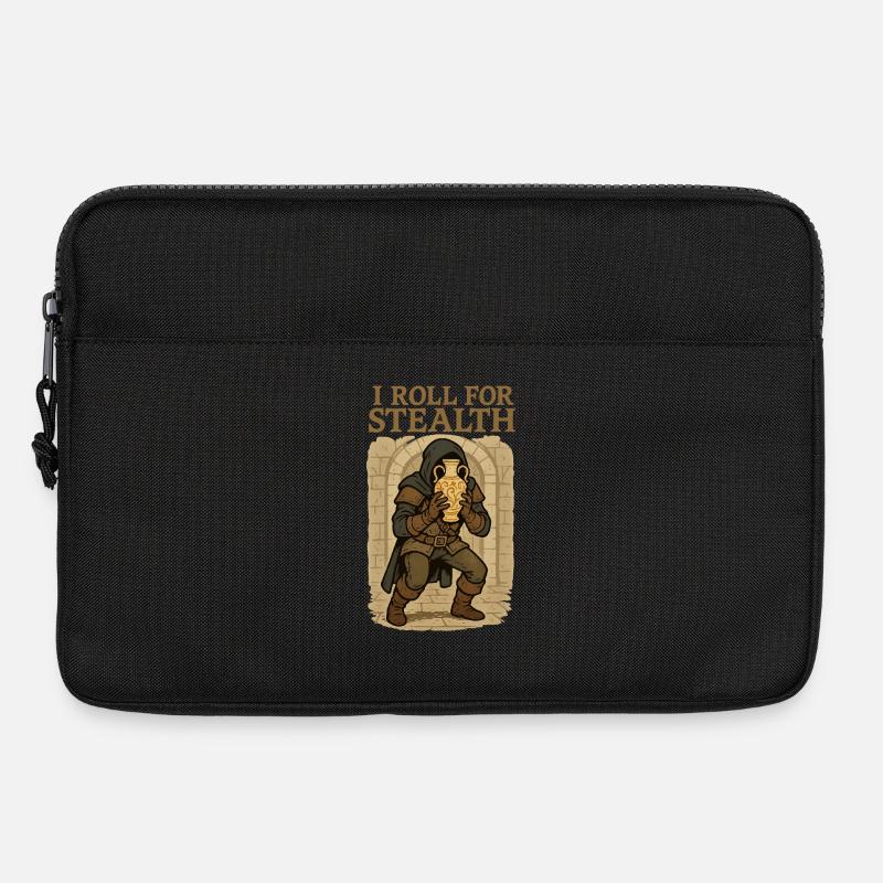 I Roll For Stealth Dieb mit Vase - Laptoptasche 13" - Schwarz
