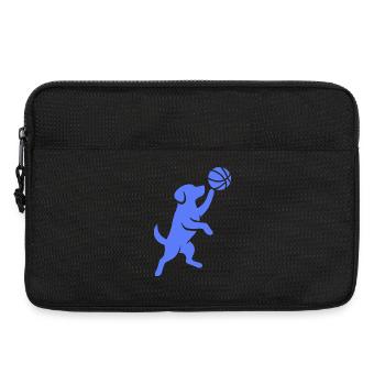 Minimalist Silhouette Basketball Player Throw - Laptop bag 13" - black - Front