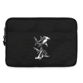 Hammerhead shark gift - Laptop bag 13" - black - Front