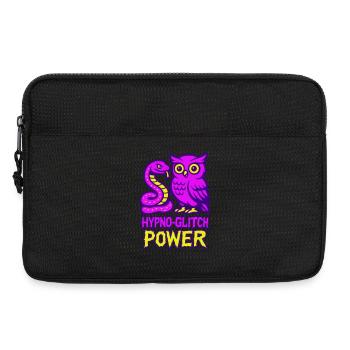 Hypno Glitch Power Owl - Sacoche pour ordinateur portable 13 pouces - noir - Devant