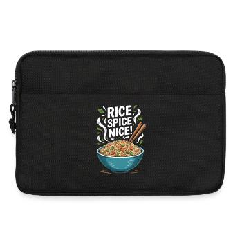 Fried Rice Spice Nice Hot Rice - Laptoptasche 13" - Schwarz - Vorne