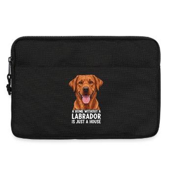 Labrador Sayings Motif for Dog Lovers - Laptop bag 13" - black - Front