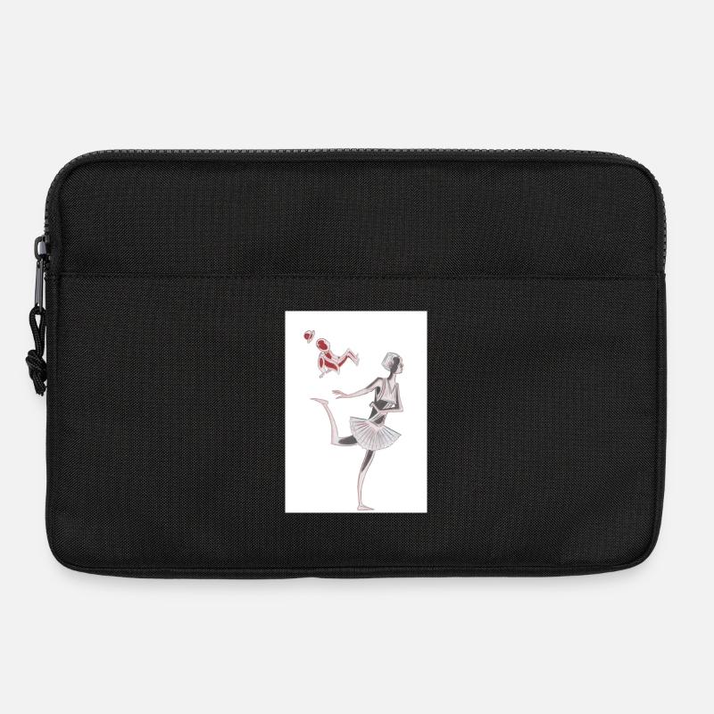 Du ballet - Sacoche pour ordinateur portable 13 pouces - noir
