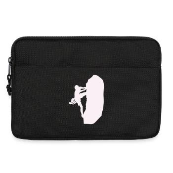 klettern_bergsteigen_silhouette- - Laptop bag 13" - black - Front