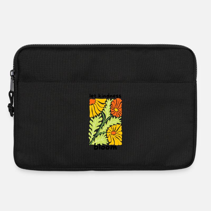 🌼 Let Kindness Bloom 🌼 - Laptoptasche 13" - Schwarz