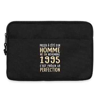 30th Birthday - Born in November 1995 - Laptop bag 13" - black - Front