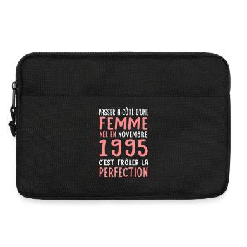 30th Birthday - Born in November 1995 - Laptop bag 13" - black - Front
