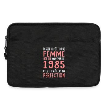 40th Birthday - Born in November 1985 - Laptop bag 13" - black - Front
