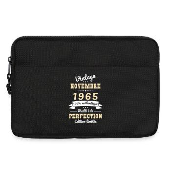 60 Years Anniversary - Vintage - November 1965 - Laptop bag 13" - black - Front