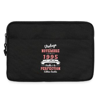 Anniversaire 30 ans - Vintage - Novembre 1995 - Sacoche pour ordinateur portable 13 pouces - noir - Devant