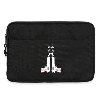 Rauchende Pistolen: Bang & Style - Laptoptasche 13" - Schwarz - Vorne