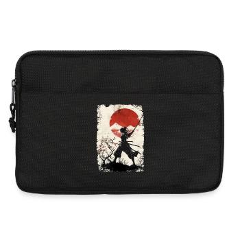 Japan vintage samurai - Laptoptasche 13" - Schwarz - Vorne