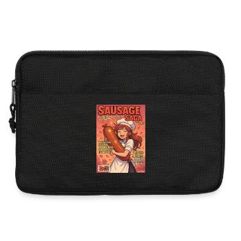 Wurst Saga fake Comic Magazin Köchin - Laptoptasche 13" - Schwarz - Vorne