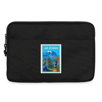 Mountainbiken in den Écrins - Laptoptasche 13" - Schwarz - Vorne
