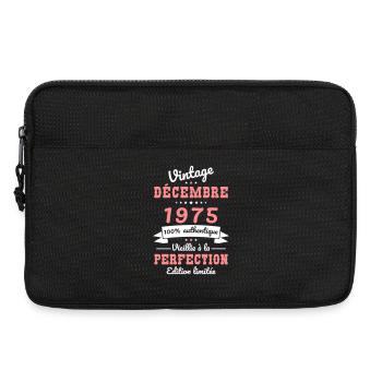 50 Years Anniversary - Vintage - December 1975 - Laptop bag 13" - black - Front