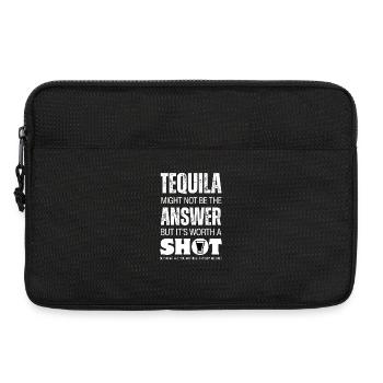 Tequila Shot einen Versuch wert - Laptoptasche 13" - Schwarz - Vorne