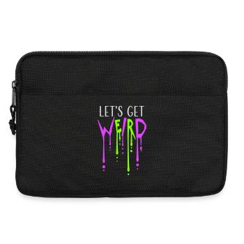 Let's Get Weird Graffiti Spray Drops Slime Fun - Laptop bag 13" - black - Front