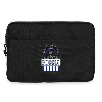 10 Years Boccia Anniversary Boccia Player Jubilee - Laptop bag 13" - black - Front