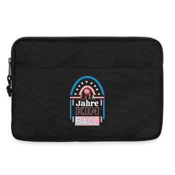 Kinball Jubiläum 10 Jahre Trainerin Spielerin - Laptoptasche 13" - Schwarz - Vorne